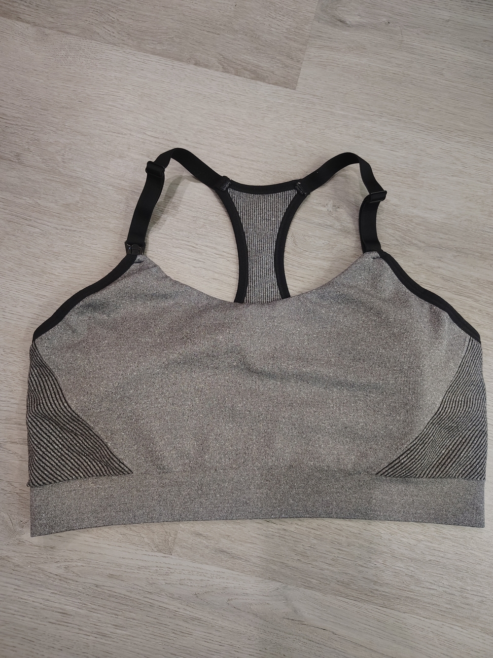 Auden Silver-Gray Seamless Racerback Nursing Bra XL